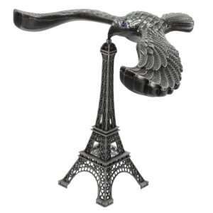 Antique Retro Silver Balancing Eagle Statue