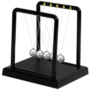 Newton Cradle Pendulum – Metal Perpetual Motion Toy & Swing Balance Collision Ball