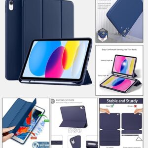 Smart Case for iPad (A16) 11th/10th Generation (2025/2022) – Dark Blue