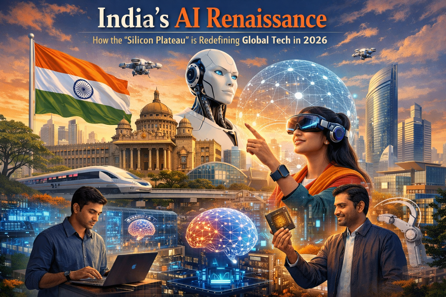 Read more about the article India’s AI Renaissance: How the “Silicon Plateau” is Redefining Global Tech in 2026