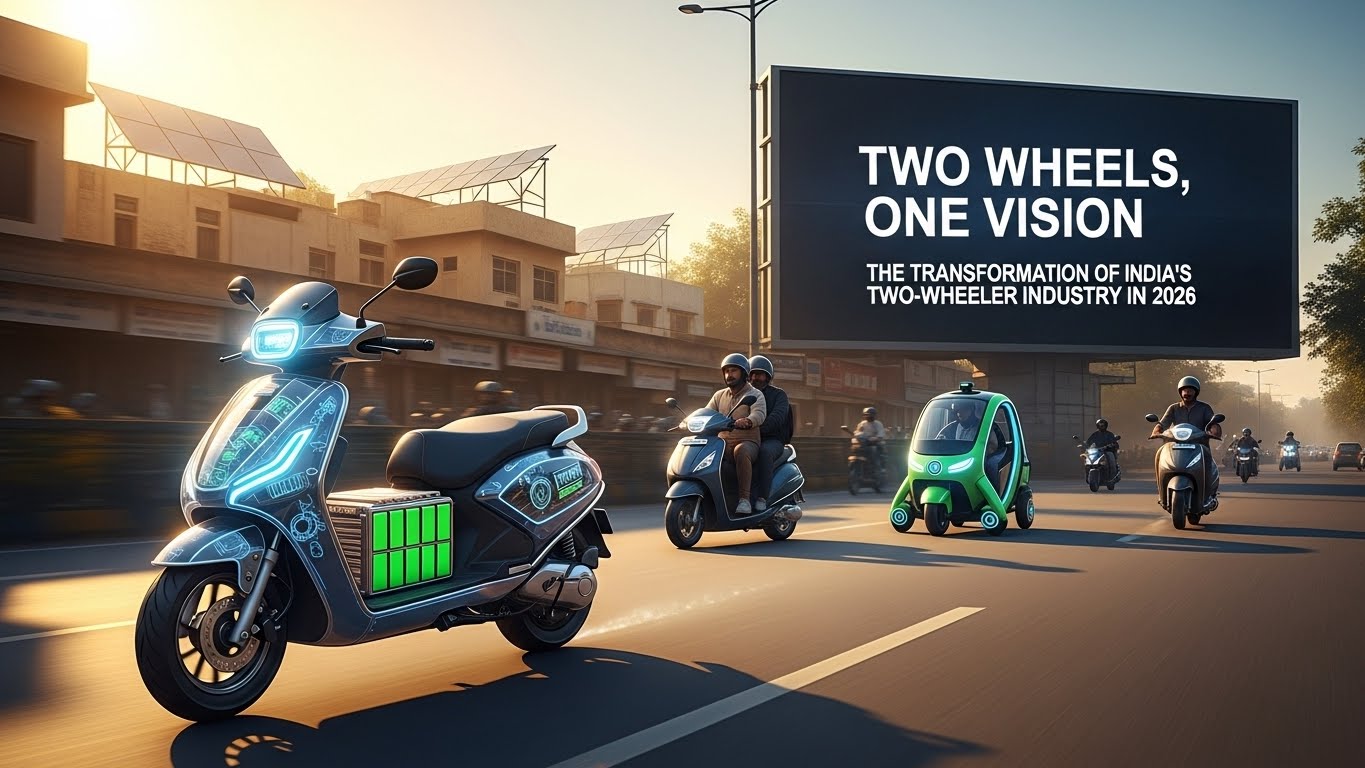 Read more about the article Two Wheels, One Vision: The Transformation of India’s Two-Wheeler Industry in 2026