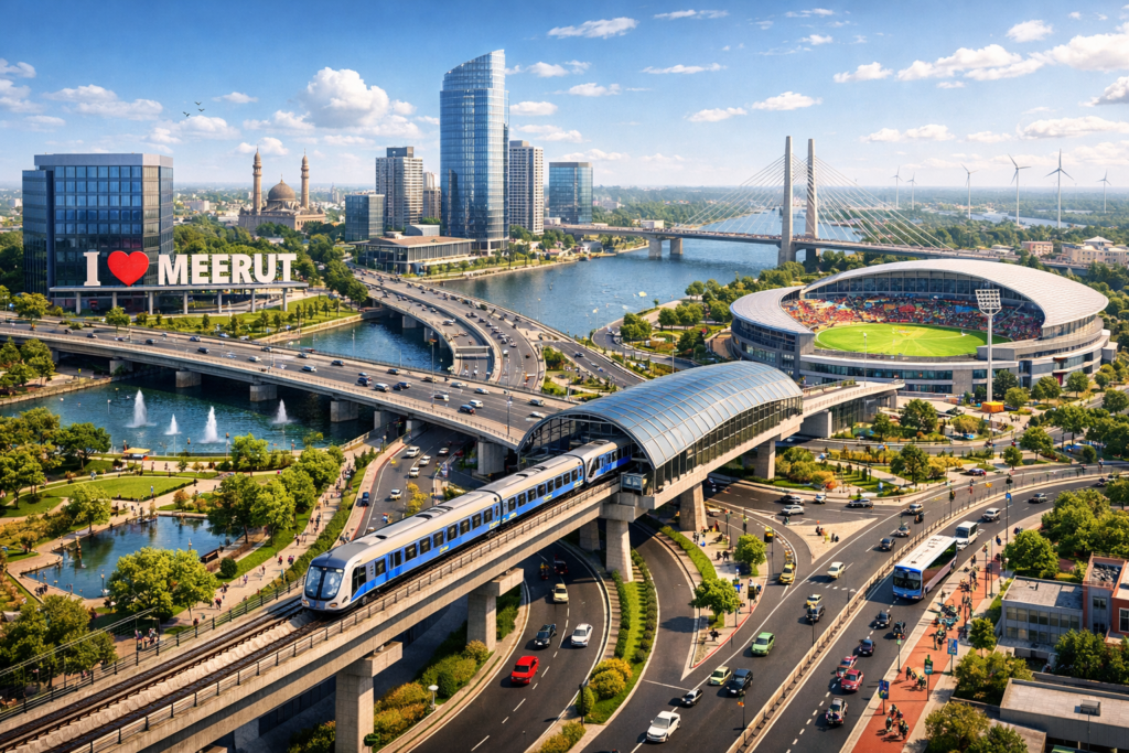 meerut rapid rail map idea